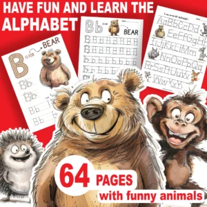 Draw&Learn | Alphabet and Numbers Colouring Book