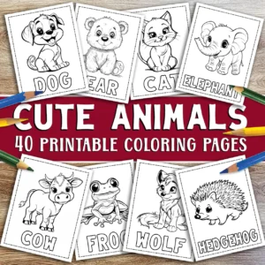 Draw&Learn | Animals Colouring Book