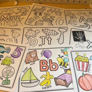 Alphabet Colouring Book