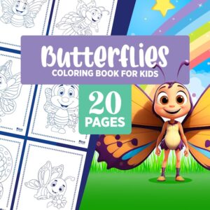 Butterflies Colouring book