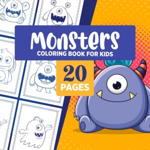 Monster Colouring Book