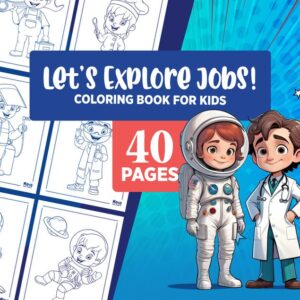 Explore Jobs Colouring Book