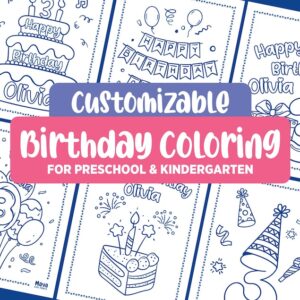 Birthday Colouring Book