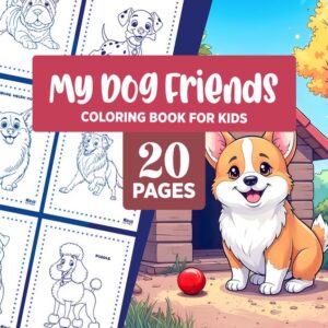 Dog Colouring Book