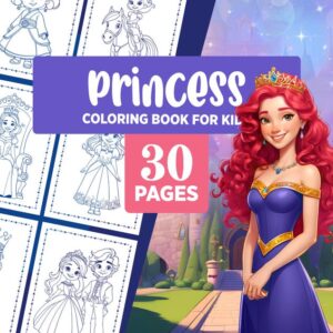Princess Colouring Book